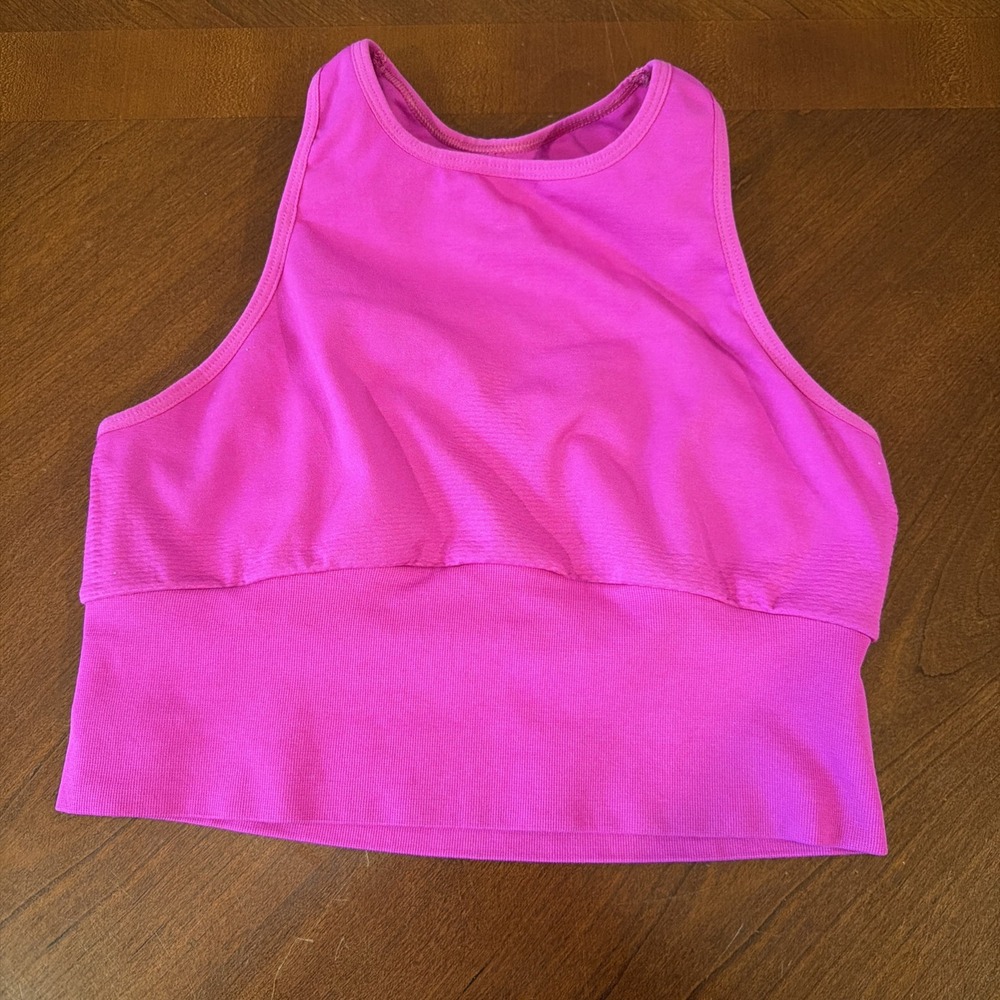 Free People Movement Sports Bra Women Medium/Large Neon Pink